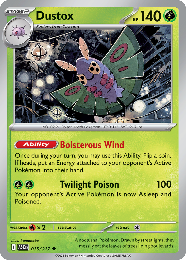 Dustox · Ascended Heroes · ASC 15