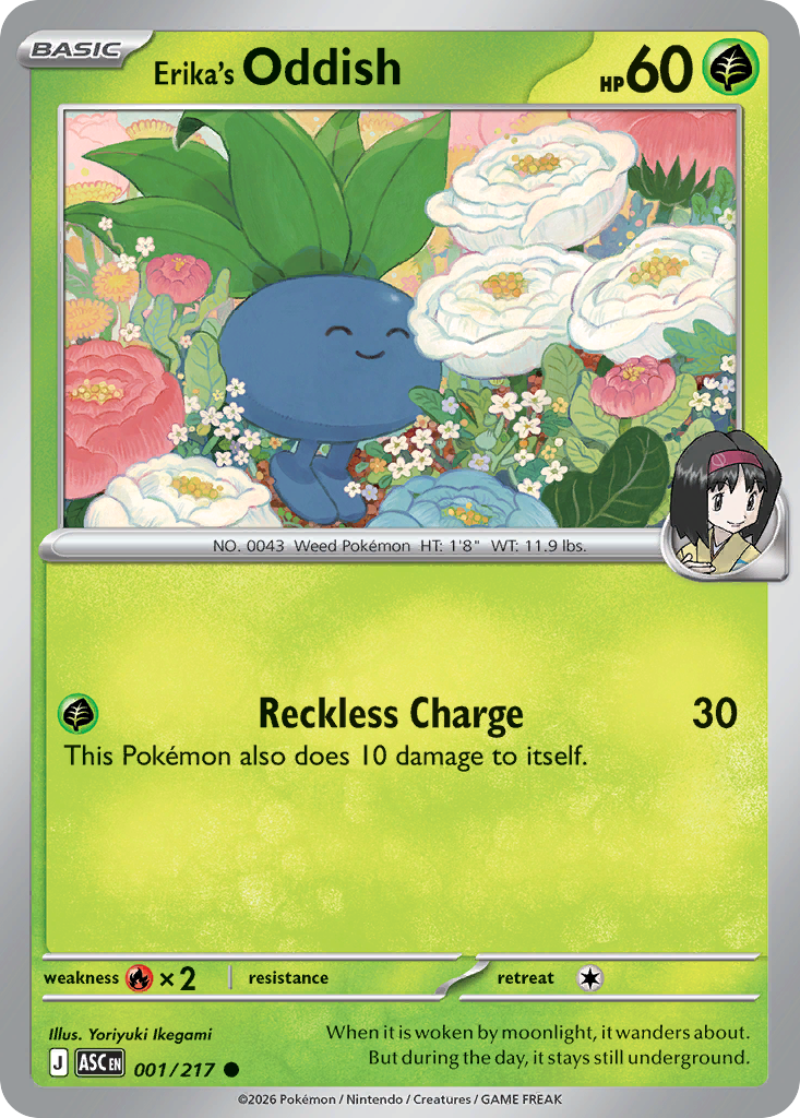 Erika's Oddish · Ascended Heroes · ASC 1