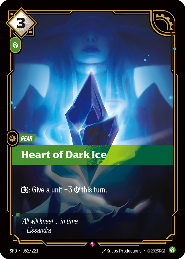 Heart of Dark Ice · Spiritforged · SFD-052/221