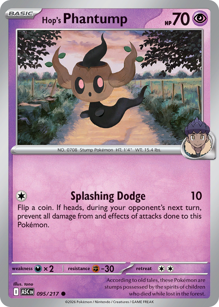 Hop's Phantump · Ascended Heroes · ASC 95