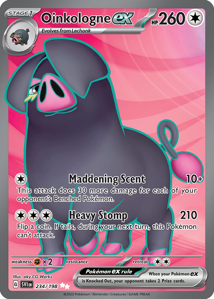 Oinkologne ex · Scarlet & Violet · SVI 234