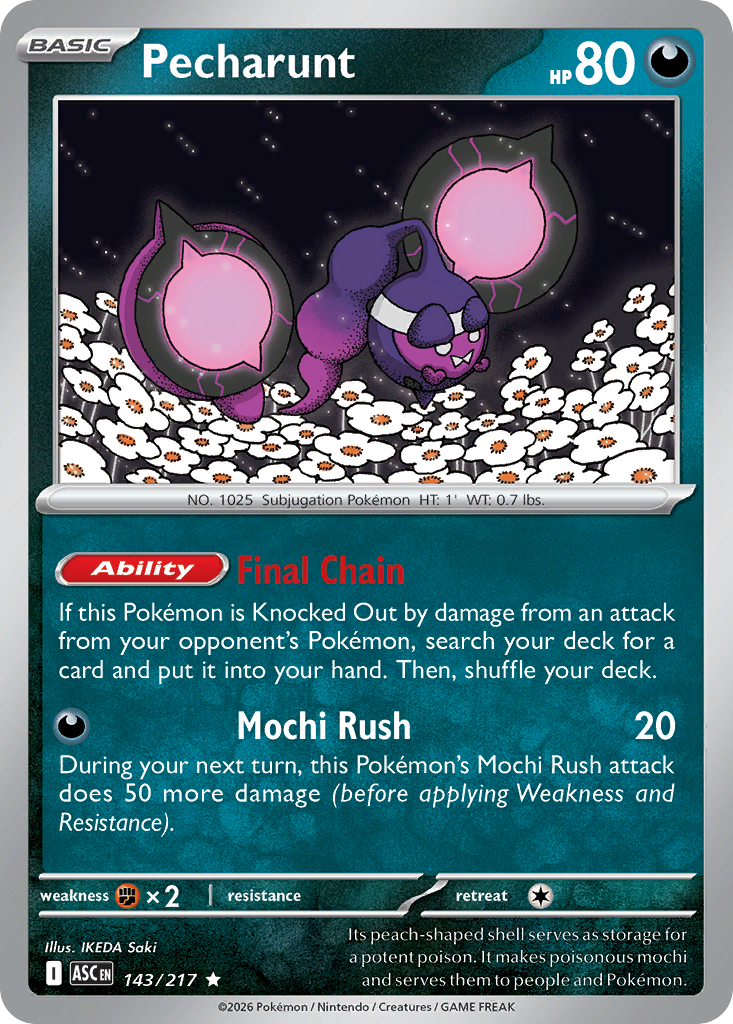 Pecharunt · Ascended Heroes · ASC 143