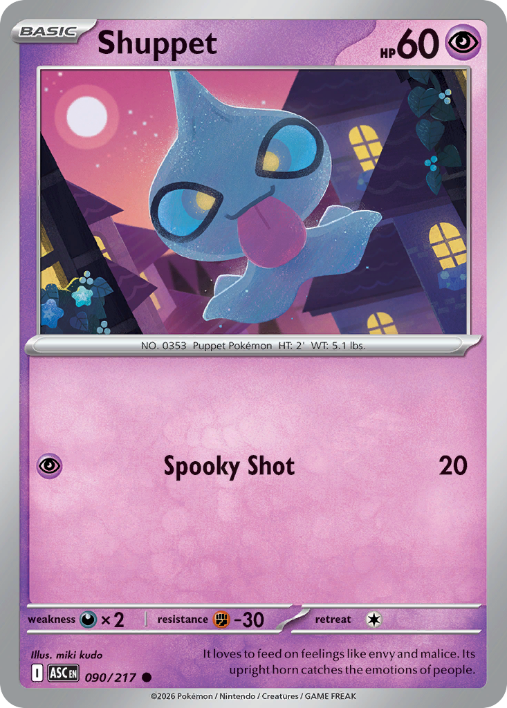 Shuppet · Ascended Heroes · ASC 90