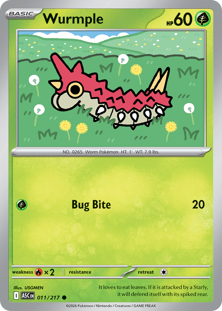 Wurmple · Ascended Heroes · ASC 11
