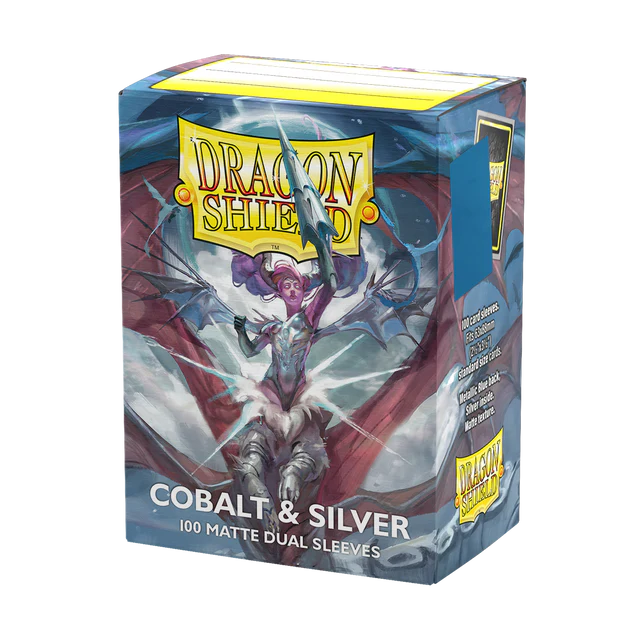 Dragon Shield - Standard size - Dual Matte - Special Ed. Cobalt & Silver