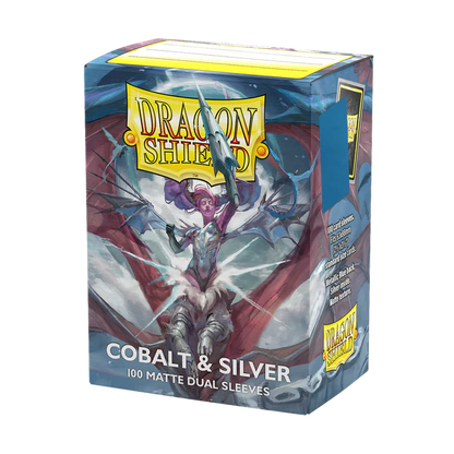 Dragon Shield - Standard size - Dual Matte - Special Ed. Cobalt & Silver