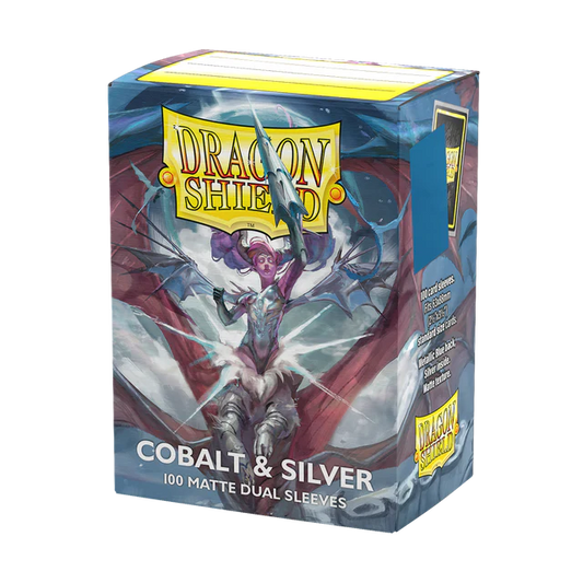 Dragon Shield - Standard size - Dual Matte - Special Ed. Cobalt & Silver