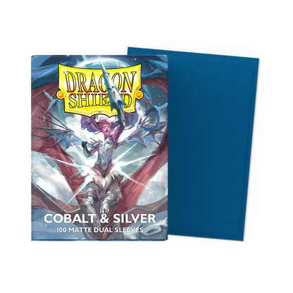 Dragon Shield - Standard size - Dual Matte - Special Ed. Cobalt & Silver