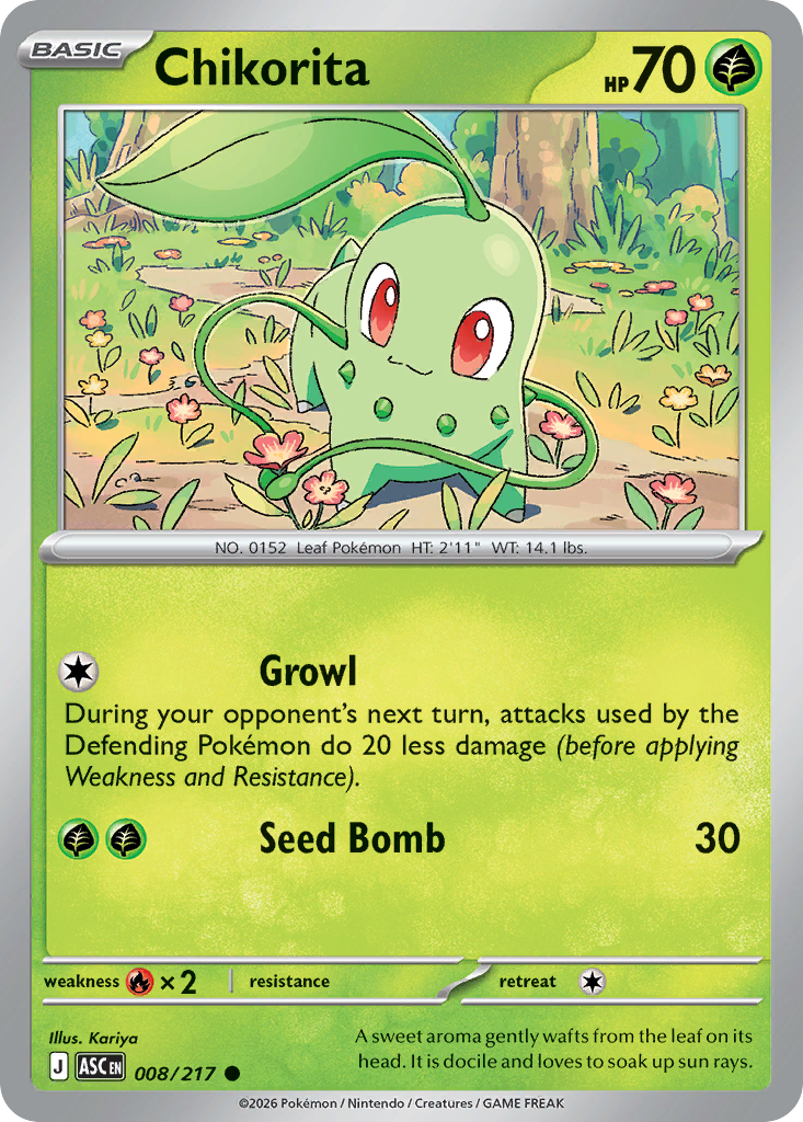 Chikorita · Ascended Heroes · ASC 8
