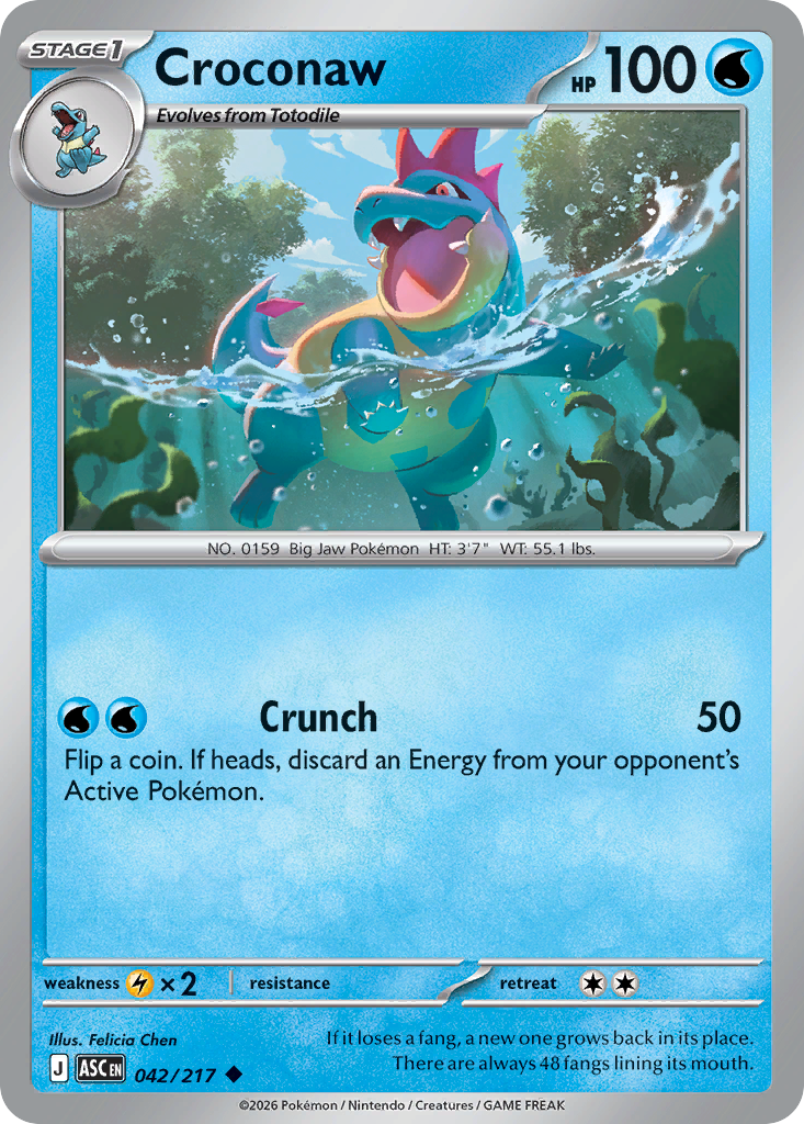 Croconaw · Ascended Heroes · ASC 42