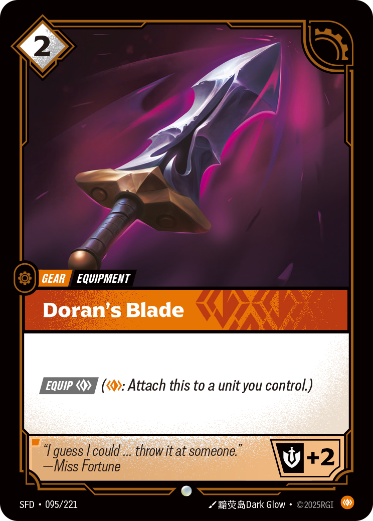 Doran's Blade · Spiritforged · SFD-095/221