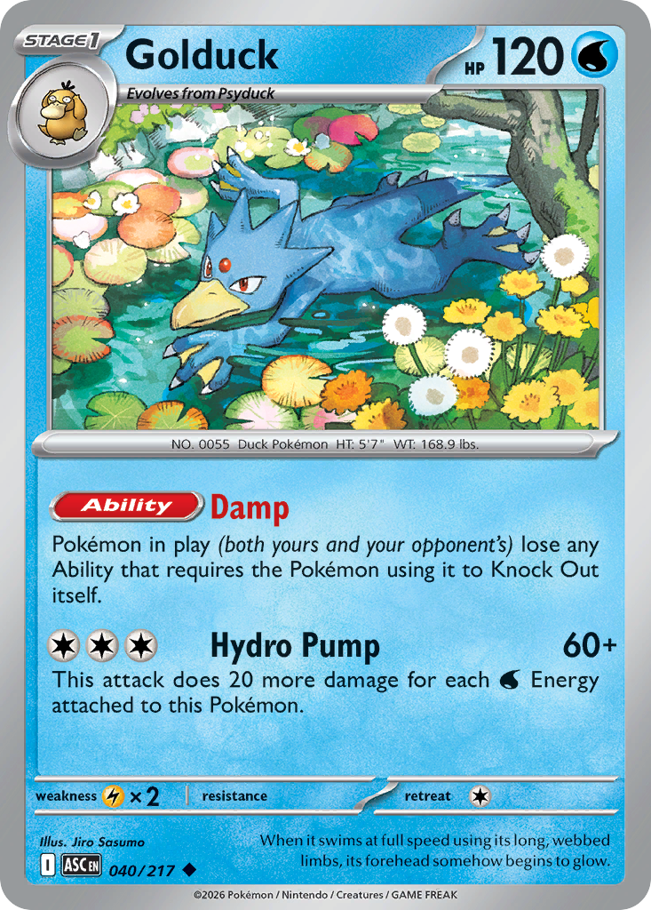 Golduck · Ascended Heroes · ASC 40