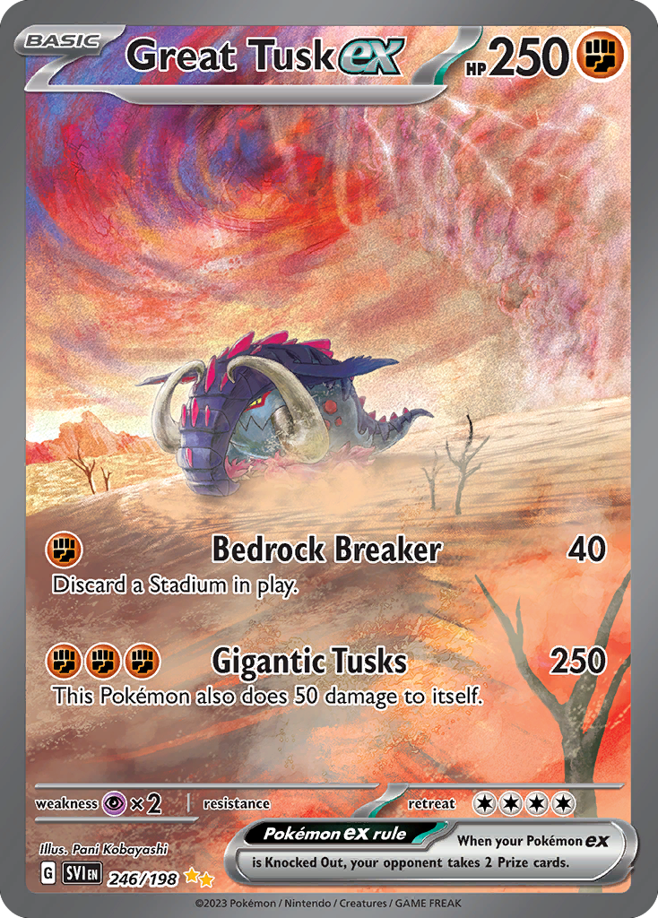 Great Tusk ex · Scarlet & Violet · SVI 246