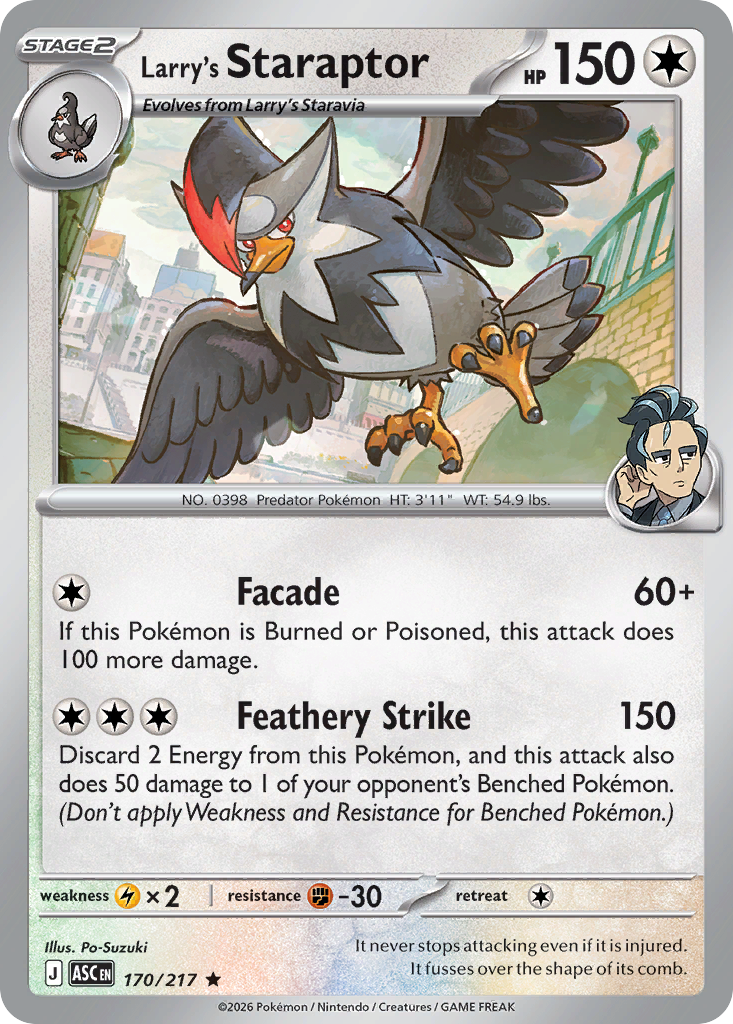 Larry's Staraptor · Ascended Heroes · ASC 170