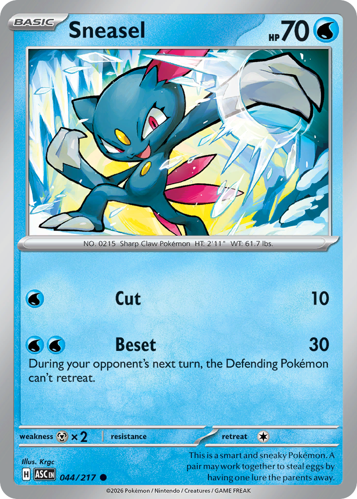 Sneasel · Ascended Heroes · ASC 44
