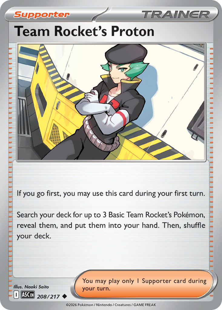 Team Rocket's Proton · Ascended Heroes · ASC 208