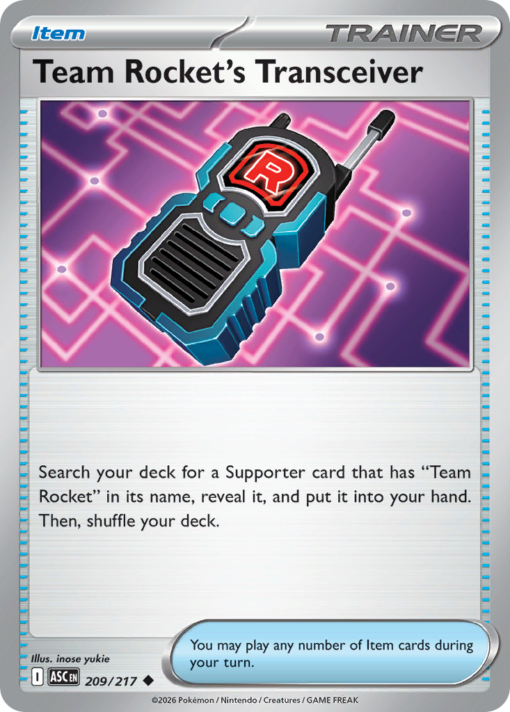 Team Rocket's Transceiver · Ascended Heroes · ASC 209