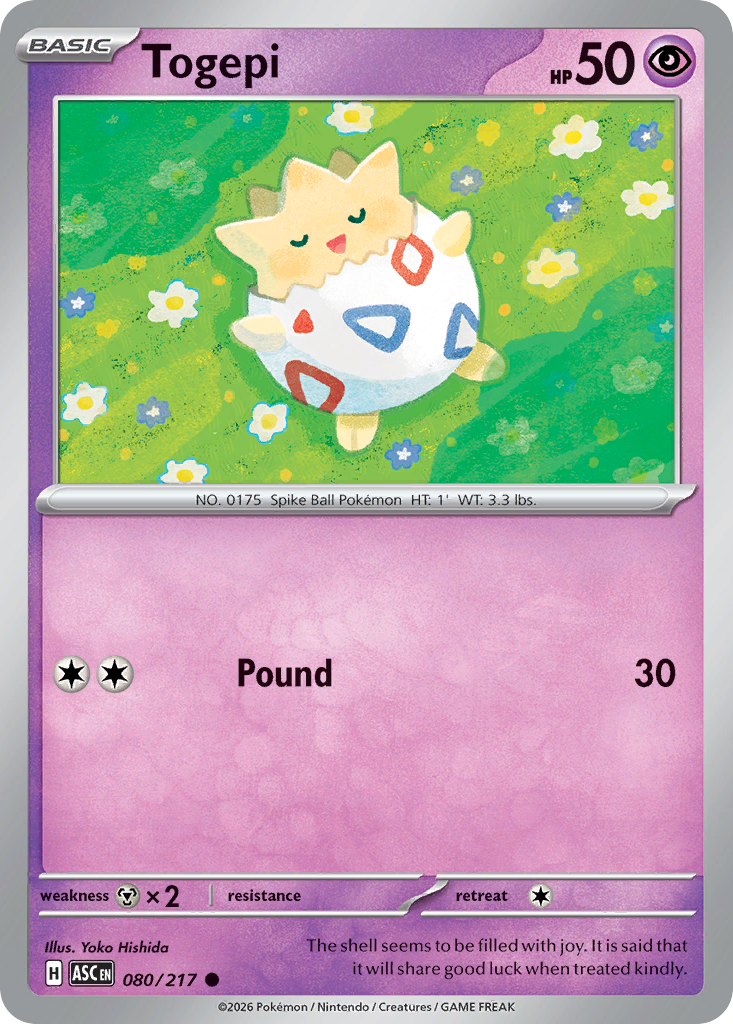 Togepi · Ascended Heroes · ASC 80